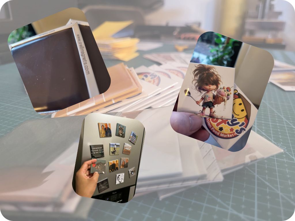handgemaakte fotomagneten productieproces Cre8magnets België